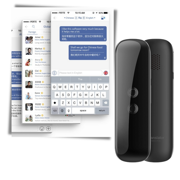 Portable Multilingual Translator With Wireless Real-Time Voice Translation