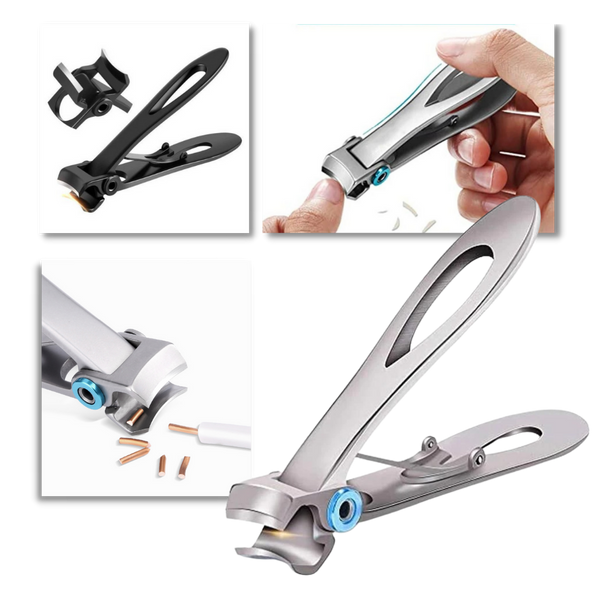 Heavy Duty Nail Clippers For Thick Nails With Wide Jaw Stainless Steel