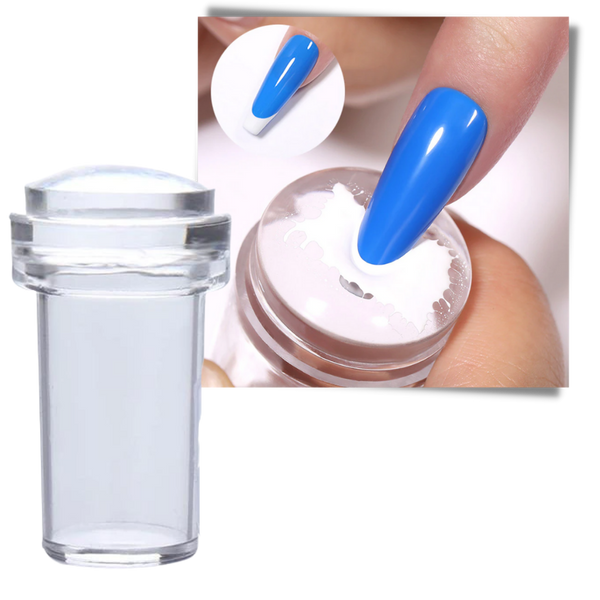 Silicone Nail Art Stamper Kit With Scraper For Precise Designs