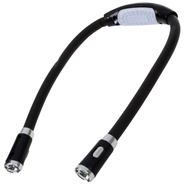 Hands-Free Neck Reading Light With Flexible Arms for Nighttime Reading