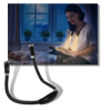 Hands-Free Neck Reading Light With Flexible Arms for Nighttime Reading