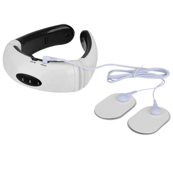 Infrared Heating Neck Massager With Circular Traction For Pain Relief