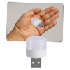 Compact Portable USB LED Desk Lamp With Dual Lighting Modes