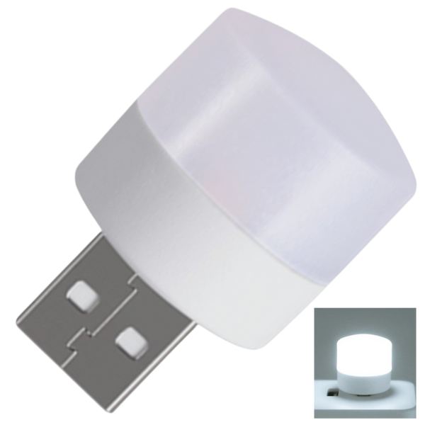 Compact Portable USB LED Desk Lamp With Dual Lighting Modes