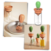 Glass Oil Bottle With Brush For Precise Pouring And Dispensing