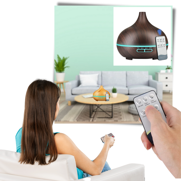 Ultrasonic Essential Oil Diffuser And Humidifier For Calming Ambiance