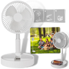 Portable Foldable USB Fan With Telescoping Arm For All Day Cooling
