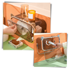 Premium Waterproof Toilet Paper Rack With Integrated Storage