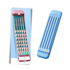 Premium Hard Pencil Case With Built In Ruler For Neat Organization