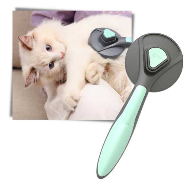 Pet Grooming Brush For Gentle Quick Detangling And Softer Fur