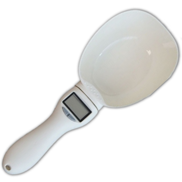 Pet Food Measuring Spoon With Digital Scale For Precise Feeding