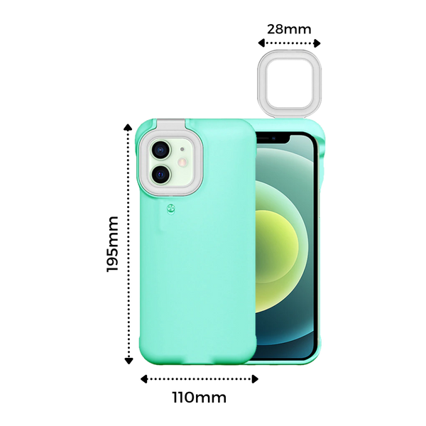 Phone Case With Built In Ring Light For Clear Selfies In Low Light