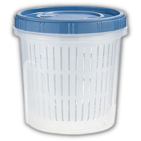 Stackable Draining Food Storage Container Keeps Produce Fresh