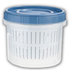 Stackable Draining Food Storage Container Keeps Produce Fresh