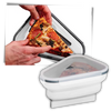 Expandable Pizza Slice Storage Case Keeps Slices Fresh On The Go