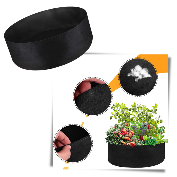 Raised Felt Nursery Pot for Healthy Seedling Growth and Early Vitality