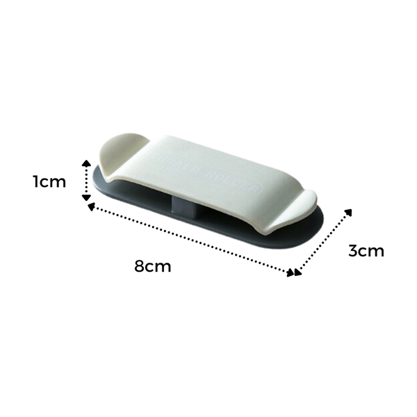 4-Pack Adhesive Cable Clips For Neat Cable Management Solutions