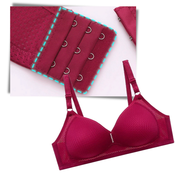 Comfortable Wire Free Bra With Adjustable Support For All Day Comfort