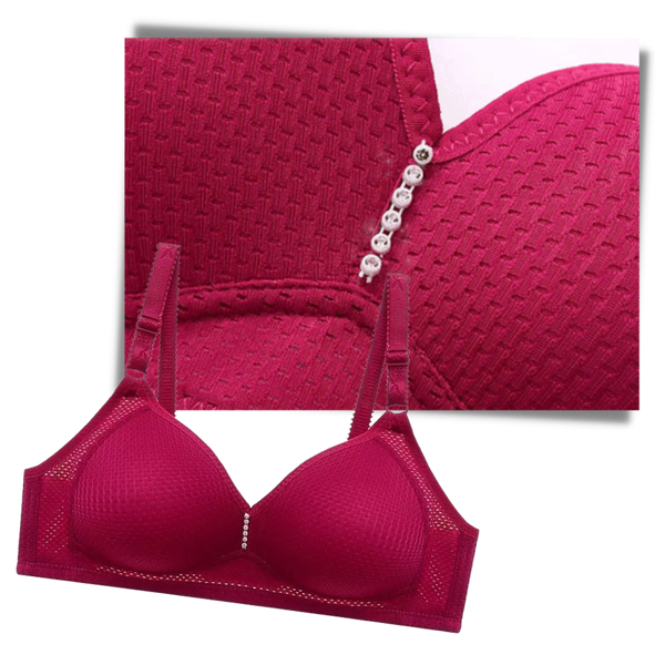 Comfortable Wire Free Bra With Adjustable Support For All Day Comfort