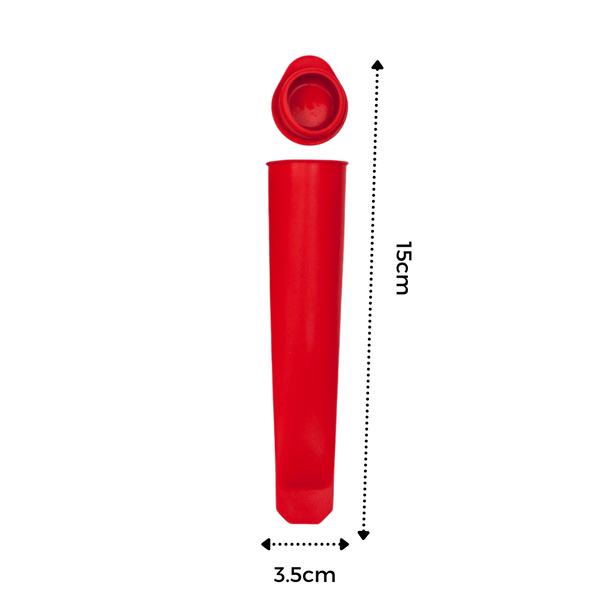 Five Pack Silicone Popsicle Molds For Easy To Make Frozen Treats