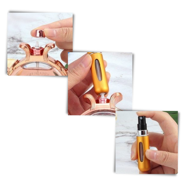 Mini Refillable Perfume Bottles Set For Travel Convenience