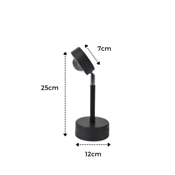 Colorful Projection LED Desk Lamp With Ambient Mood Lighting