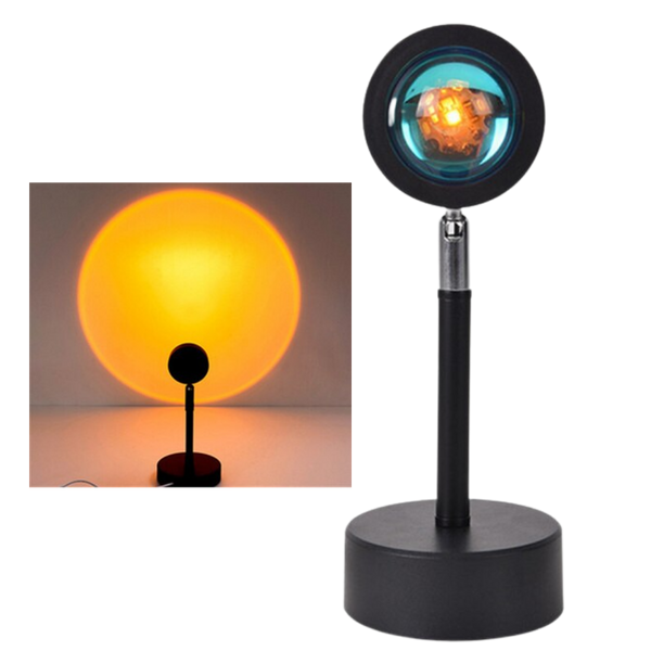 Colorful Projection LED Desk Lamp With Ambient Mood Lighting