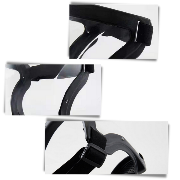 Clear Full Face Shield for Optimal Eye and Face Protection