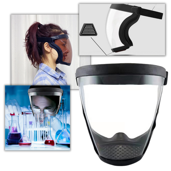 Clear Full Face Shield for Optimal Eye and Face Protection