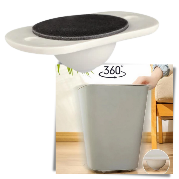 Adhesive Swivel Caster For Furniture Easy 360-Degree Movement