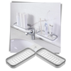 Space Saving Bathroom Wall Organizer Rack for Shower Essentials