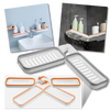 Space Saving Bathroom Wall Organizer Rack for Shower Essentials