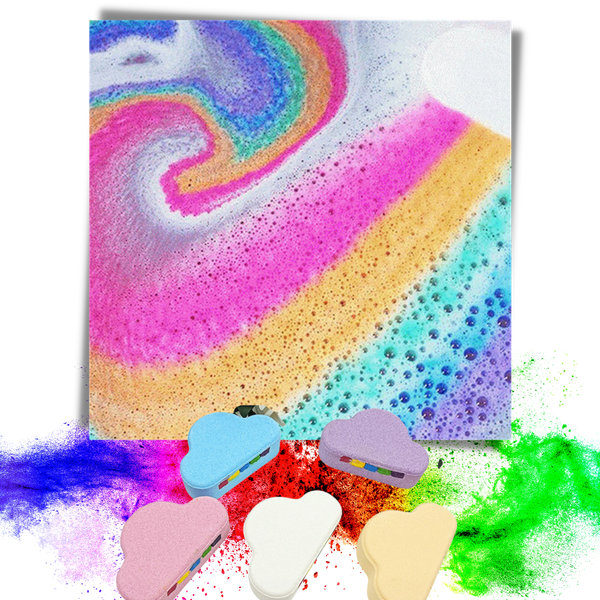 Vibrant Mineral Bath Bomb for Softer Hydrated Skin