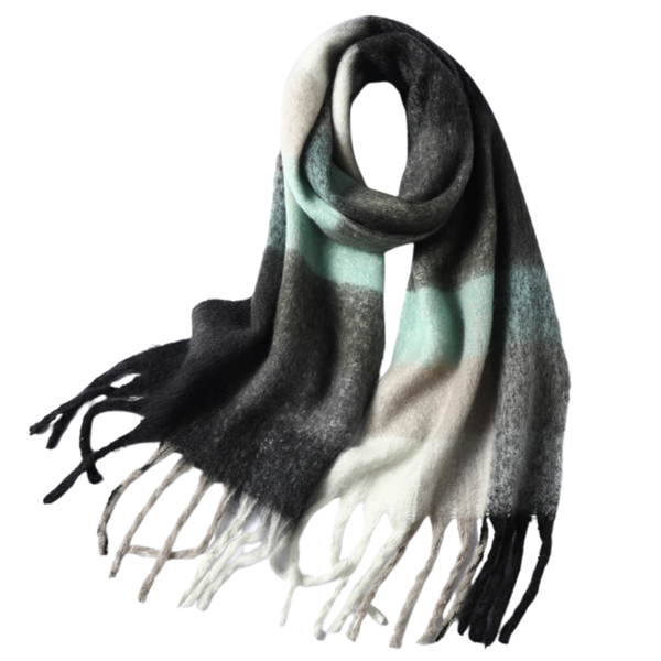 Plaid Winter Scarf for Women Delivers Warmth and Soft Comfort