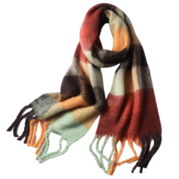 Plaid Winter Scarf for Women Delivers Warmth and Soft Comfort