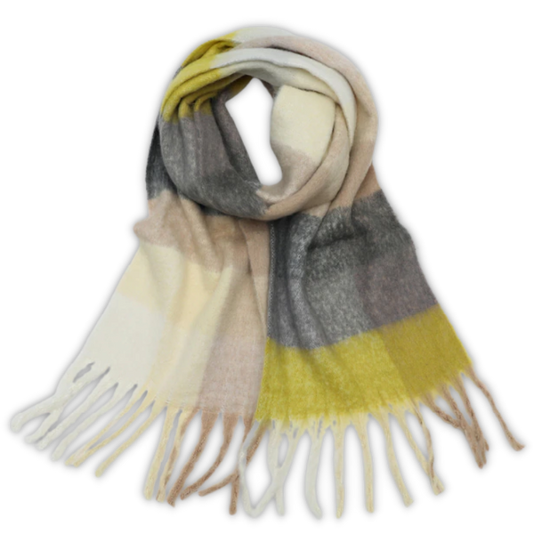 Plaid Winter Scarf for Women Delivers Warmth and Soft Comfort