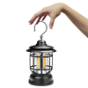 Retro LED Lantern For Camping Weatherproof Brightness Portable Design