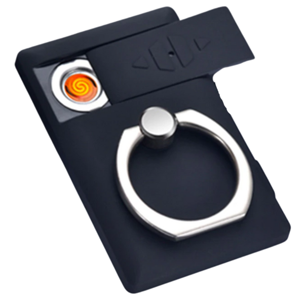 Premium Phone Ring Accessory With Built In Lighter For On The Go