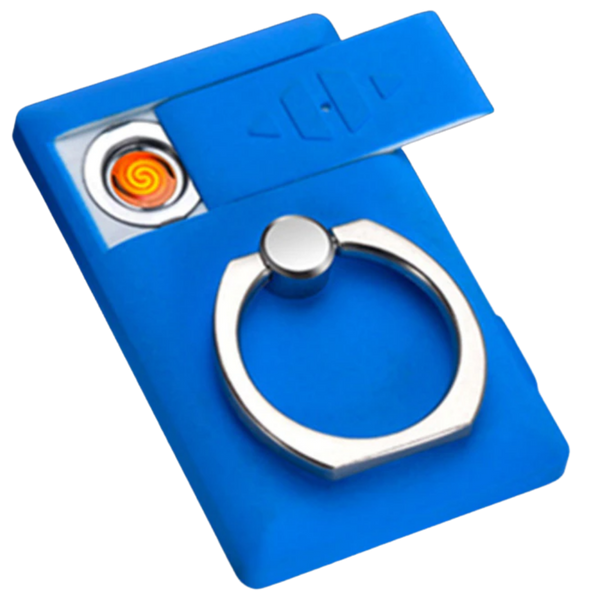 Premium Phone Ring Accessory With Built In Lighter For On The Go