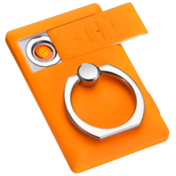 Premium Phone Ring Accessory With Built In Lighter For On The Go