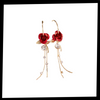 Blush Tassel Earrings With Lightweight Comfort For Everyday Wear