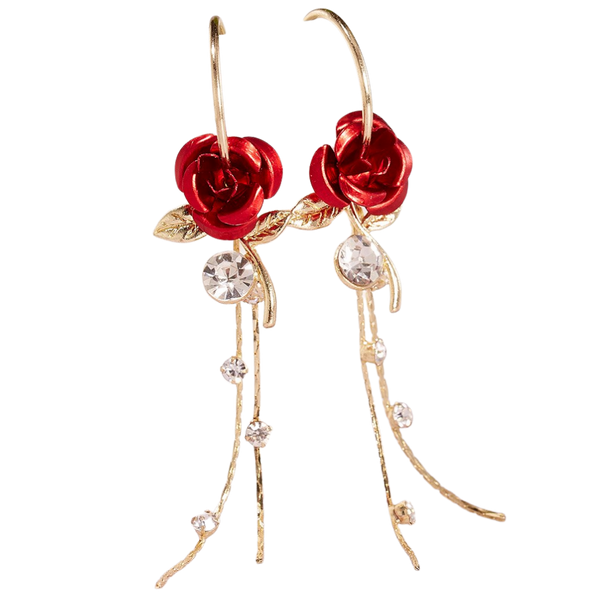 Blush Tassel Earrings With Lightweight Comfort For Everyday Wear