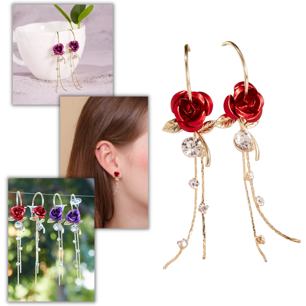 Blush Tassel Earrings With Lightweight Comfort For Everyday Wear
