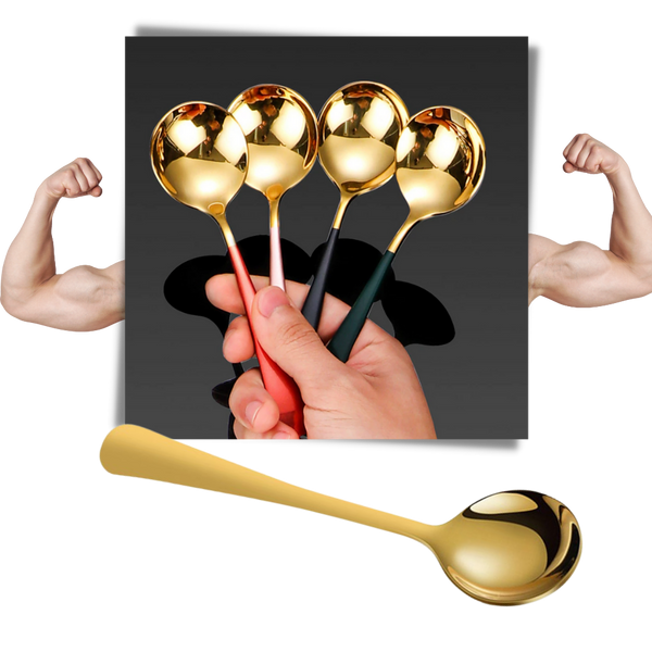 Two Pack Durable Stainless Steel Spoons For Everyday Dining And Coffee