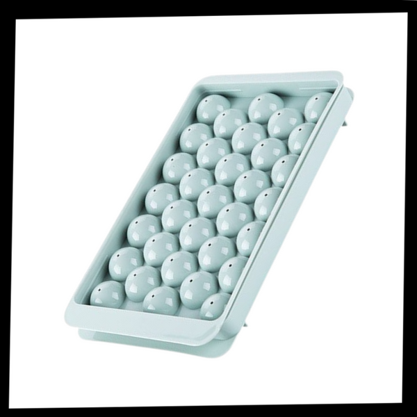 Premium Round Ice Cube Tray Set For Uniform And Easy Ice Cubes