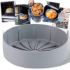 Reusable Air Fryer Silicone Pan for Even Cooking and Easy Cleanup