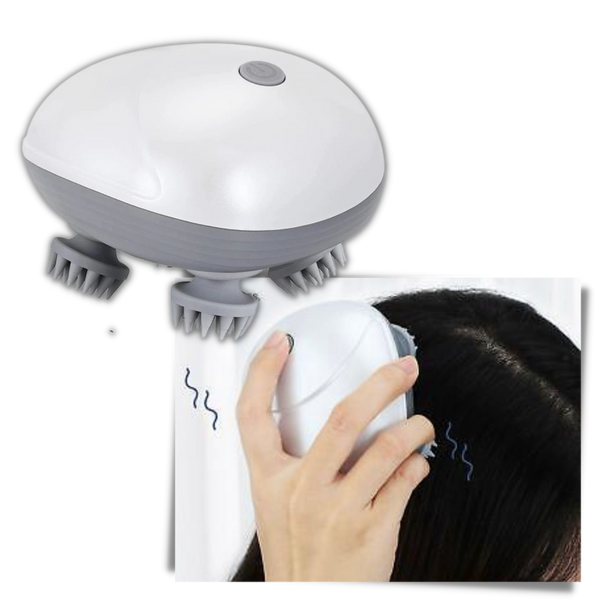 Scalp Massager With Gentle Vibration For Stress Relief And Relaxation