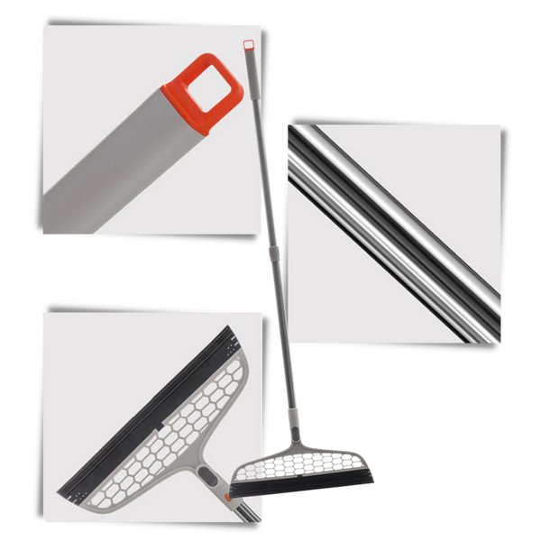 Multi Surface Silicone Squeegee Wiper For Streak Free Cleaning