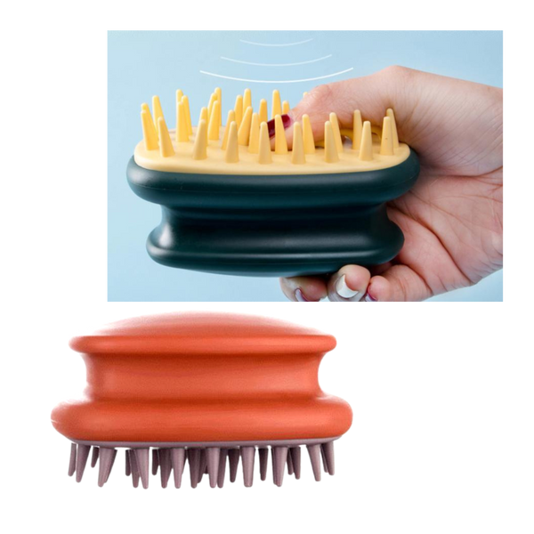 Scalp Massage Brush For Relaxation With Soft Silicone Bristles