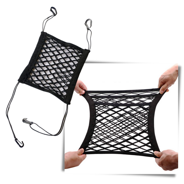 Car Elastic Storage Net Improves Interior Organization And Safer Driving